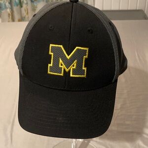 Black and Gray Cap with Yellow Logo